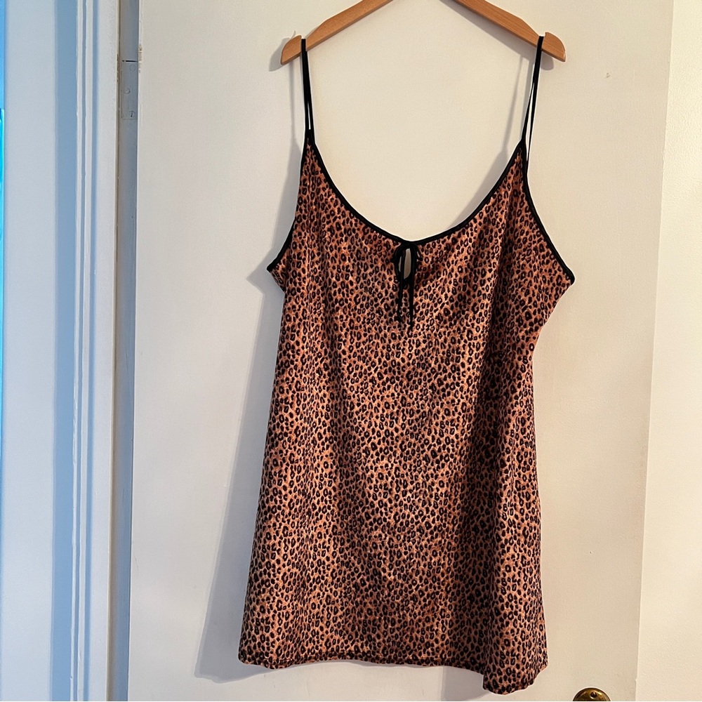 Vintage Leopard Slip Dress